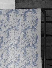 Fernia Denim - Fabric for curtains with Blue print