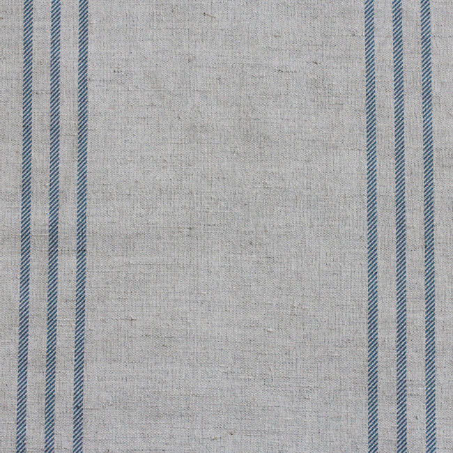 Telma Denim - Curtain fabric with Blue stripes
