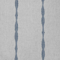 Irina Denim - Curtain fabric with Blue abstract print
