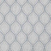 Sara-NAT Denim - Curtain fabric with Blue abstract print