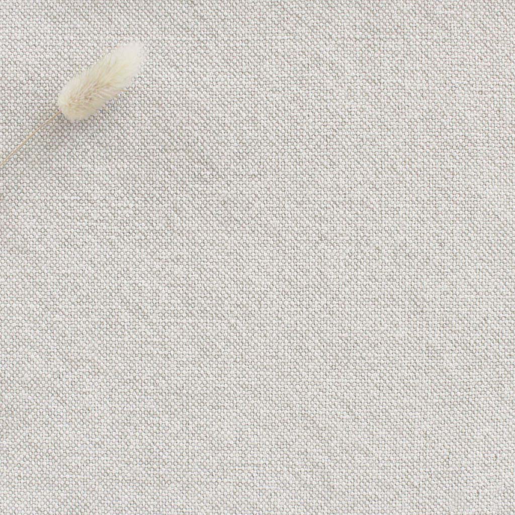 Dinah Chalk - Pre-washed linen upholstery fabric. Ideal for warm curtains and blinds.