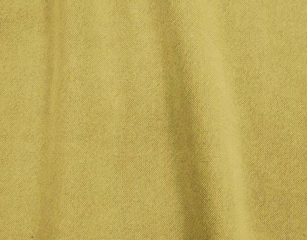 Dinah Mustard - Mustard Yellow pre-washed linen upholstery fabric. Ideal for warm curtains and blinds.