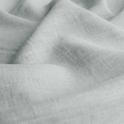 Duck Egg Blue Linen fabric - pre-washed 100% linen curtain fabric. Bianco Duck Egg by Ada & Ina.