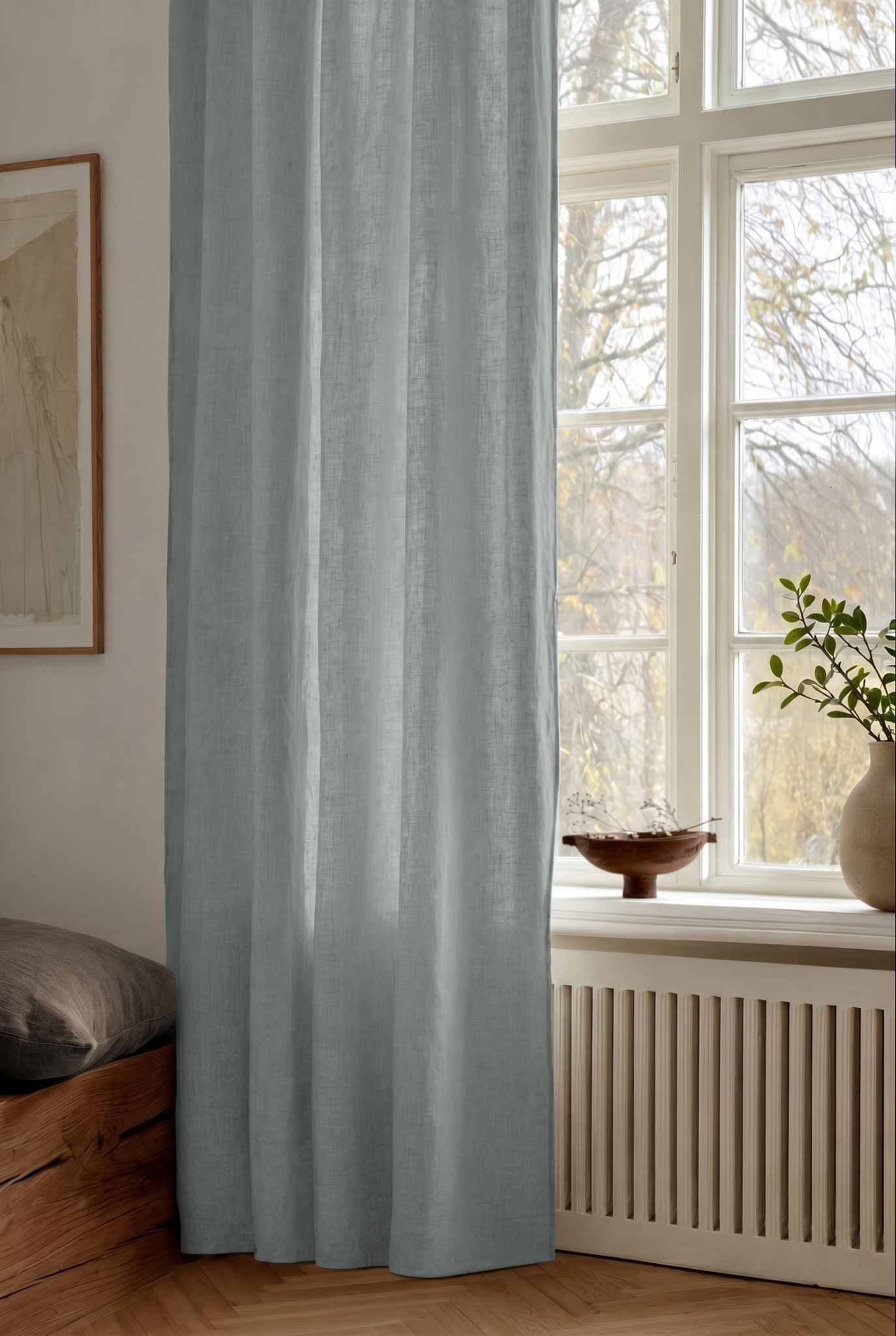 Duck egg Blue Custom made Curtain. Linara Duck Egg by Ada & Ina