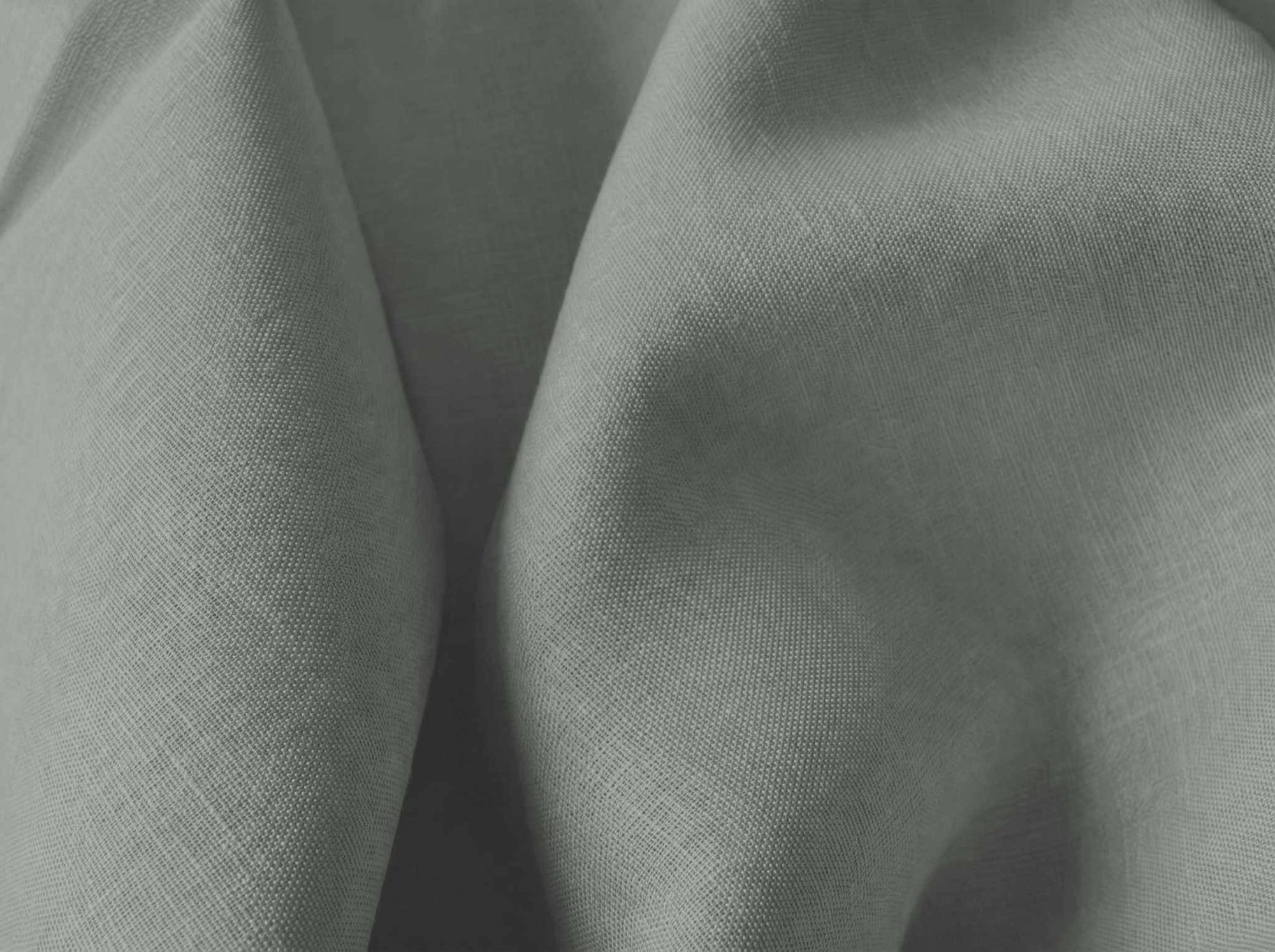 Duck egg Blue Pure linen fabric - close-up. Linara Duck Egg by Ada & Ina