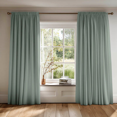 Duck Egg Blue bespoke curtains