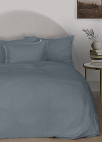 Linen Pillowcase 50x75 cm Set, Dusty Blue