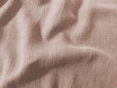 Dusty Pink Linen Cotton fabric. Very soft - close-up. Enni Old Rosa by Ada & Ina