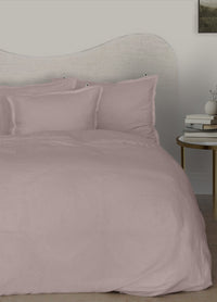 Linen Pillowcase 2 Pack, Dusty Rose