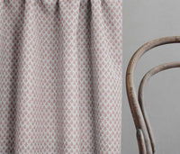 Kira-INV Dusty Pink - Curtain fabric with Pink botanical print
