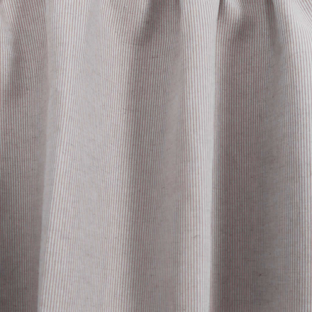 Pinni Dusty Pink - Curtain fabric with Pink striped print