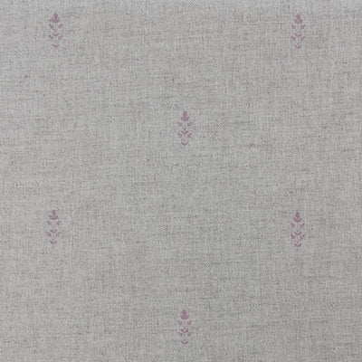 Asli Dusty Pink - Natural fabric with classical Pink pattern