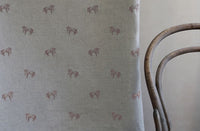 Horse Dusty Pink - Curtain fabric with pink pattern of horses