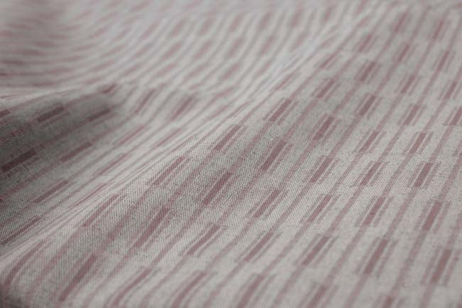 Milliie Dusty Pink - Curtain fabric, abstract Pale Pink geometric pattern