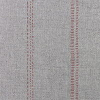 Rae Dusty Pink - Curtain fabric with pink hand drawn stripes