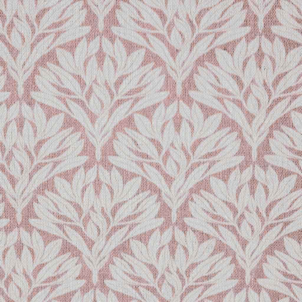 Birna Dusty Pink - Curtain fabric with Pink botanical print