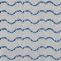 Fiorella Blue - Curtain fabric with Blue abstract print