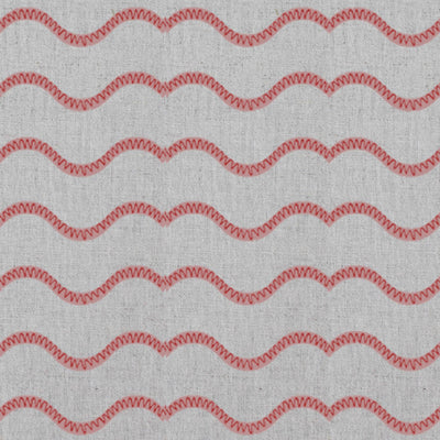 Fiorella Dusty Pink-Red - Curtain fabric with Pink and Red abstract print