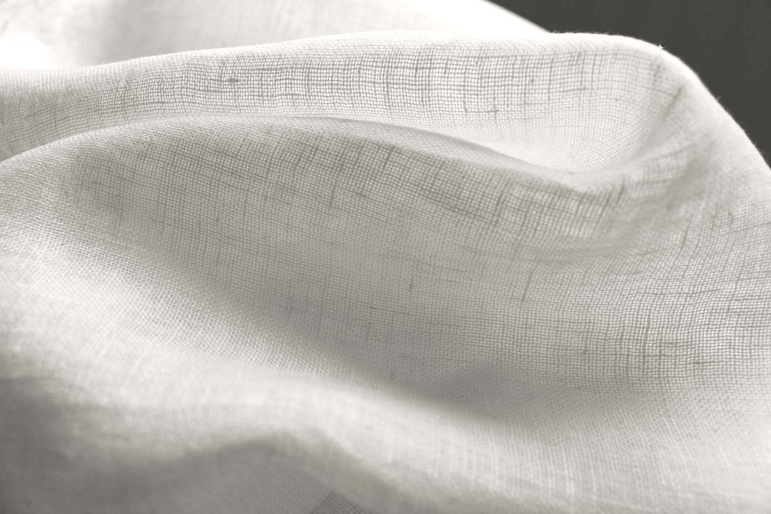 Sheer Linen Curtain Fabric - Fabric Shot