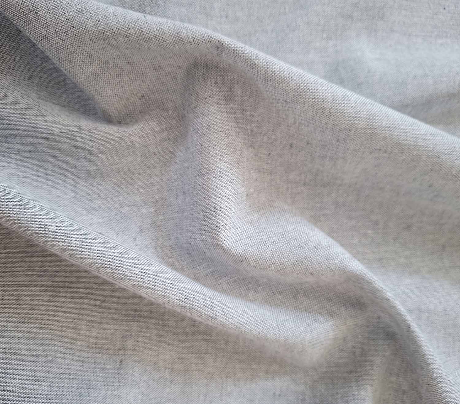 Gina Dove Grey - Grey Linen fabric