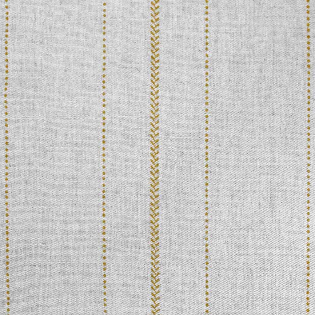 Inari Gold Rod- Curtain fabric with Yellow striped print