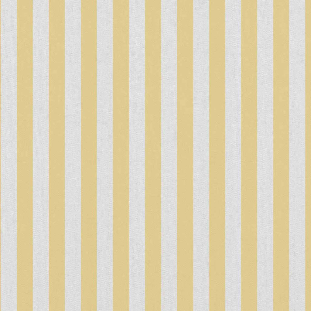 Liliana Gold Rod-WHT - white striped yellow patterned fabric for curtains and blinds