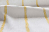 Rune Gold Amber - vertical yellow tone striped fabric.