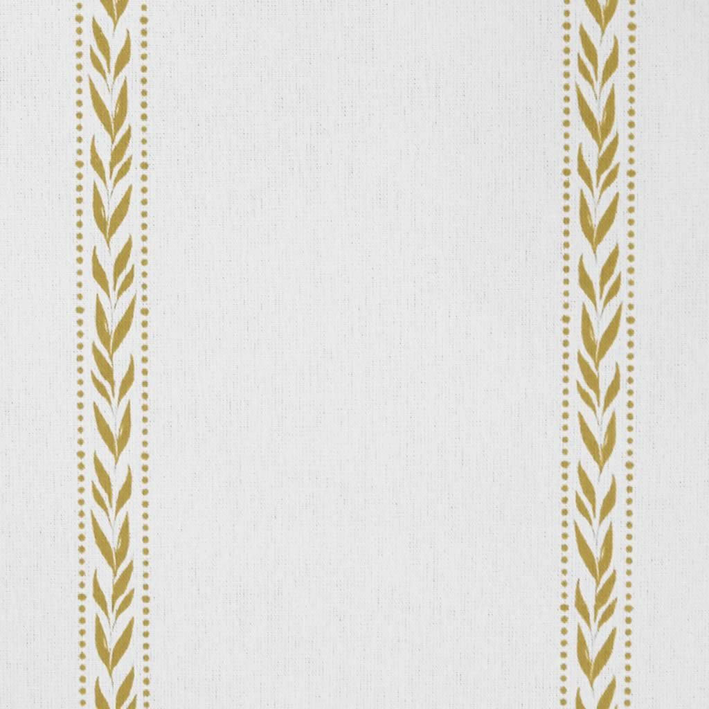 Helena Gold Rod - curtain fabric with Yellow striped print
