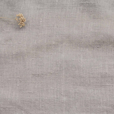 Greige Linen fabric - pre-washed 100% linen. Bianco Greige by Ada & Ina.
