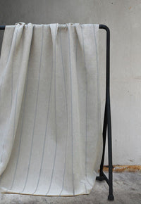 Ronja Greige - Curtain fabric with Greige stripes