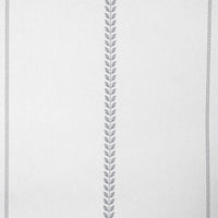 Berit Greige - curtain fabric with Grey striped print
