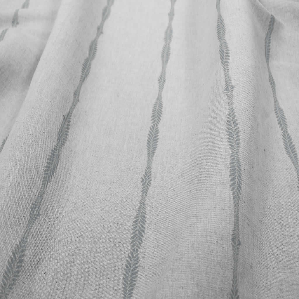 Irina Greige  - Curtain fabric with Grey abstract print