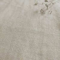 Greta Light Natural Heavy 100% Linen, close-up shot
