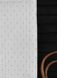 Olinka Grey Sand - Curtain fabric with abstract print