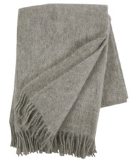Lambswool Throw - Gulliver Natural Grey