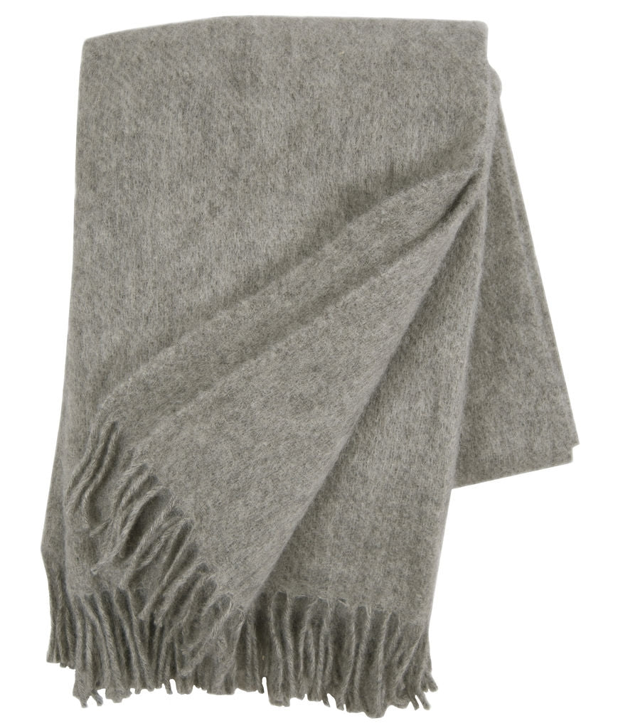Lambswool Throw - Gulliver Natural Grey