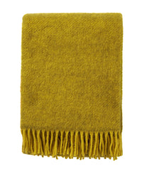 Lambswool Throw - Gulliver Yellow 