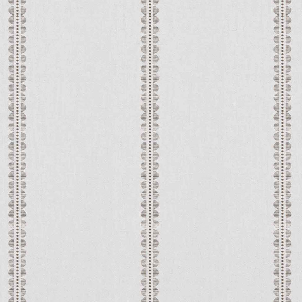 Imogen Nougat - curtain fabric with Brown striped print