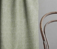 Erica Khaki - Curtain fabric with Green abstract print