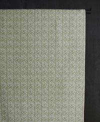 Malena Khaki - Green patterned fabric