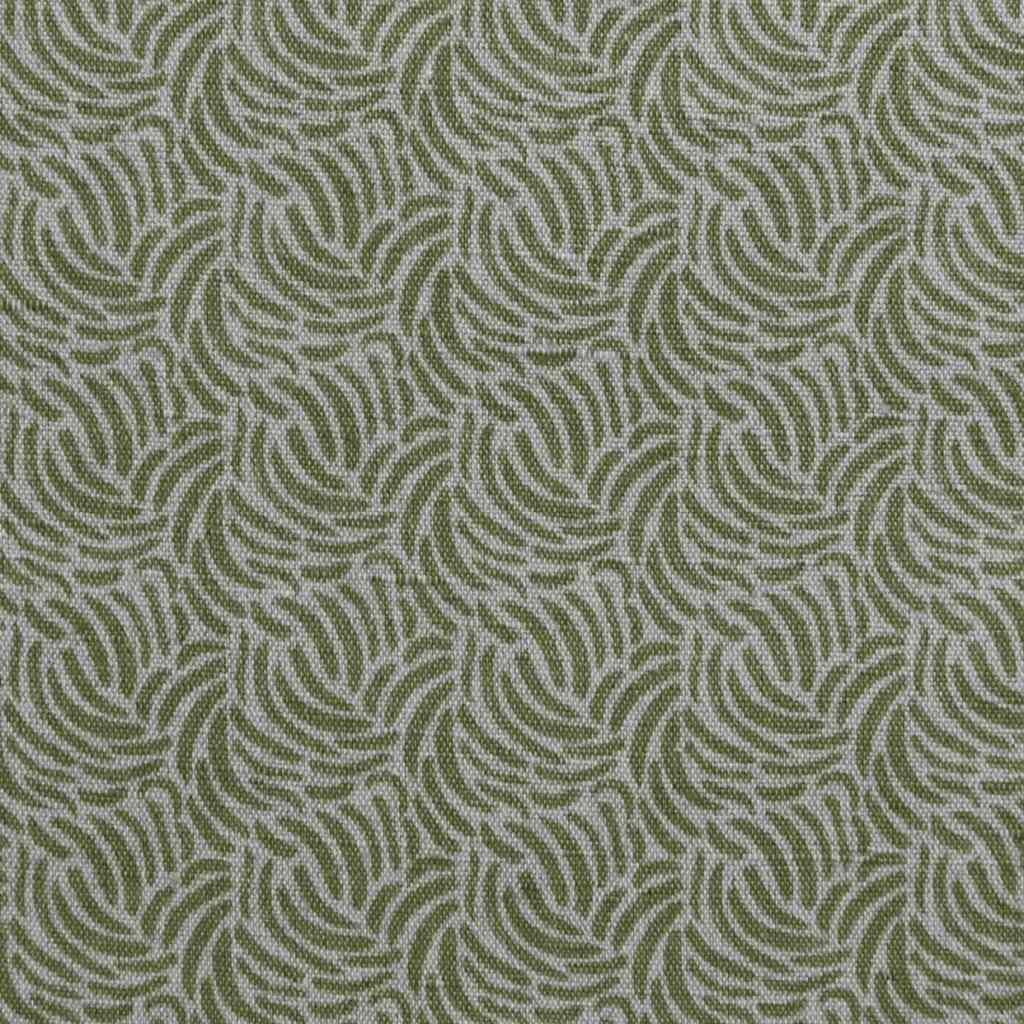 Malena Khaki - Green patterned fabric