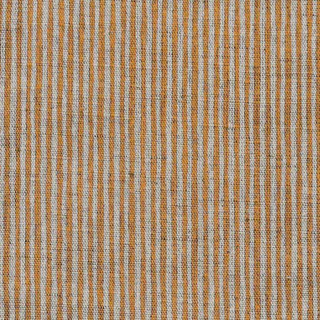 Laila Gold Rod - Curtain fabric with Yellow stripes