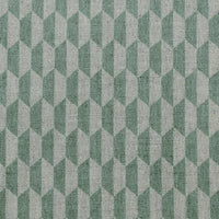 Lana Jade Mist - Fabric for curtains, Green-Blue Print