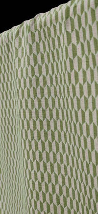 Lana Khaki - Fabric for curtains, Green Print