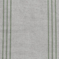 Telma Leaf - Curtain fabric with Green stripes