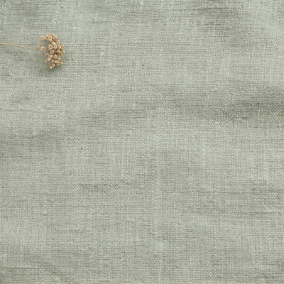 Light Blue Linen fabric - pre-washed 100% linen. Bianco Aqua by Ada & Ina.