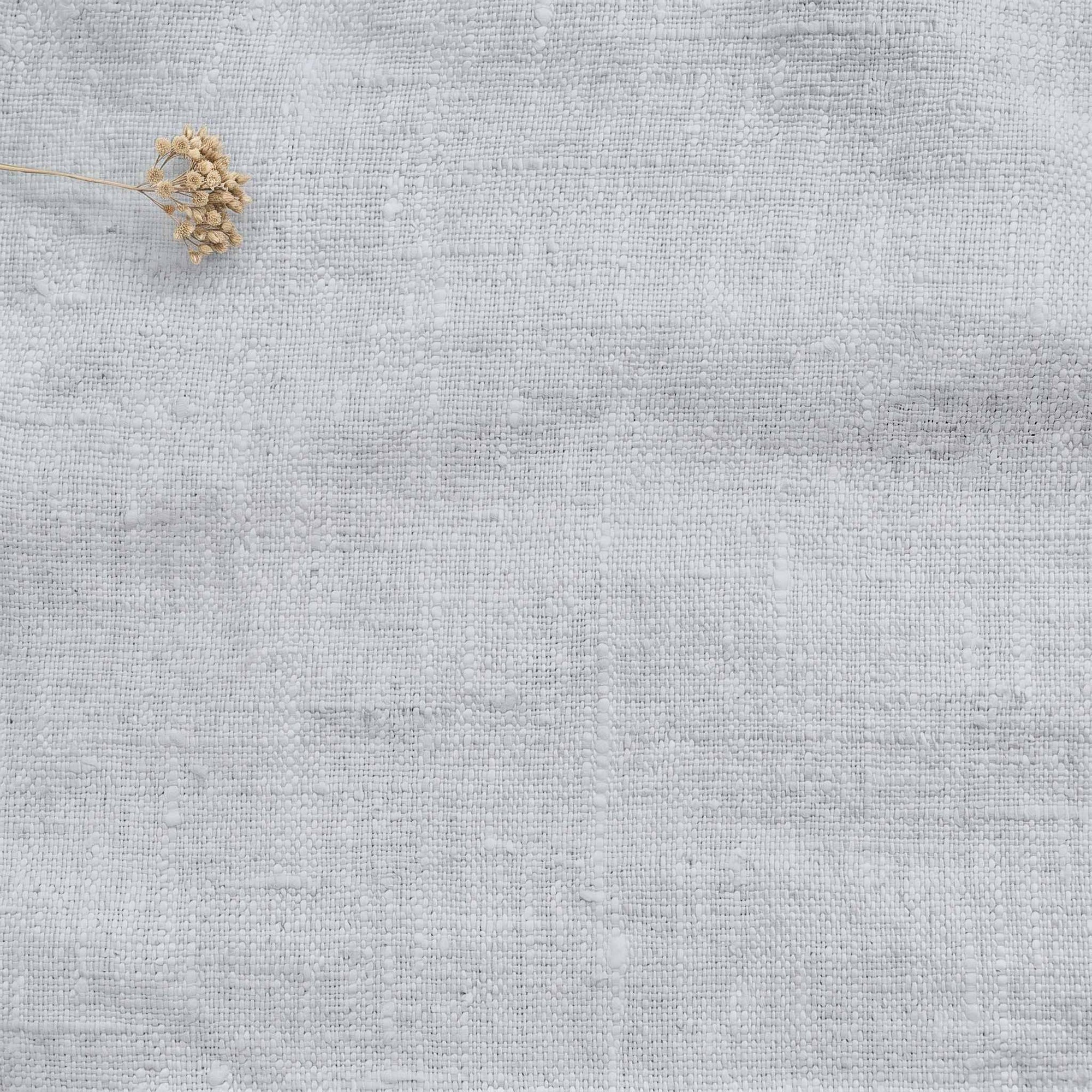 Light Blue Linen fabric - pre-washed 100% linen. Bianco Pale Blue by Ada & Ina.