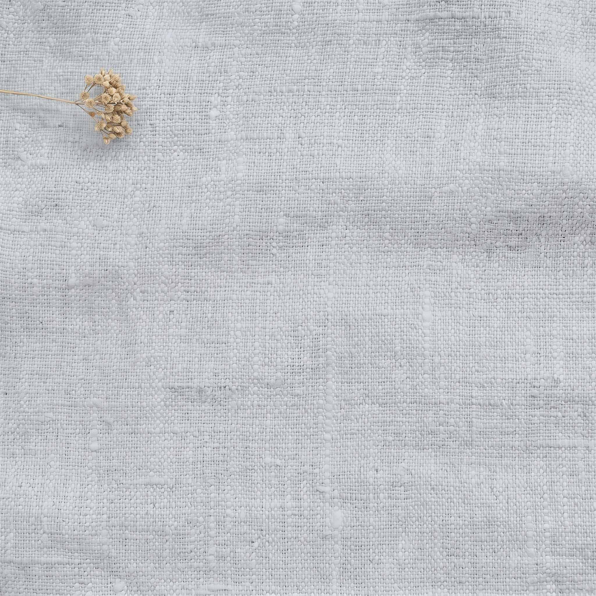 Light Blue Linen fabric - pre-washed 100% linen. Bianco Pale Blue by Ada & Ina.
