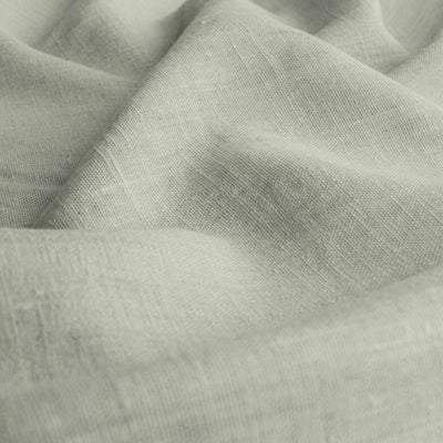 Light Blue Linen fabric - pre-washed 100% linen curtain fabric. Bianco Aqua by Ada & Ina.