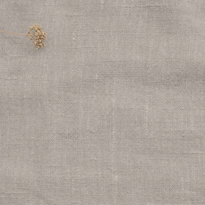 Light Grey Linen fabric - pre-washed 100% linen. Bianco Clay by Ada & Ina.